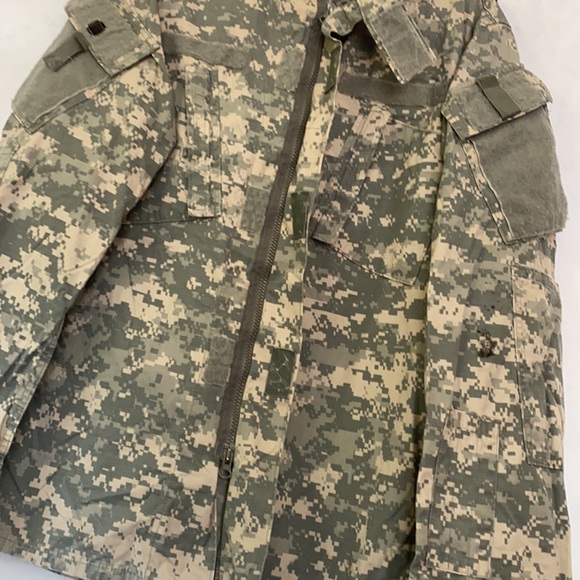 Sidran Military Front Zip Camouflage Field Jacket - Picture 3 of 16